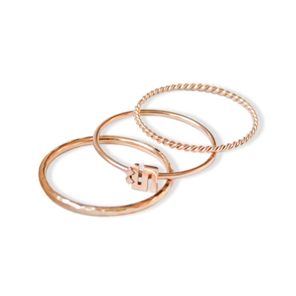 Initial Stackable 
Rings Set
