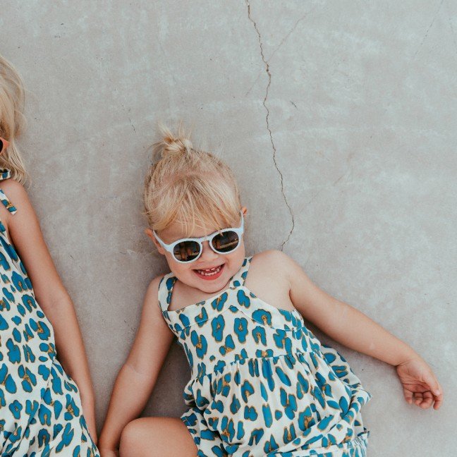 Blue Leopard 
Primrose Kids Dress