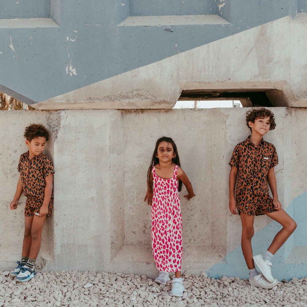 Pink Leopard 
Primrose Kids Dress