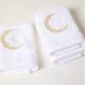 Set of 3 Moon 
Embroidered Towels