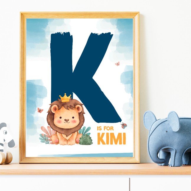 Little Lion: Kids’ 
Wall Art