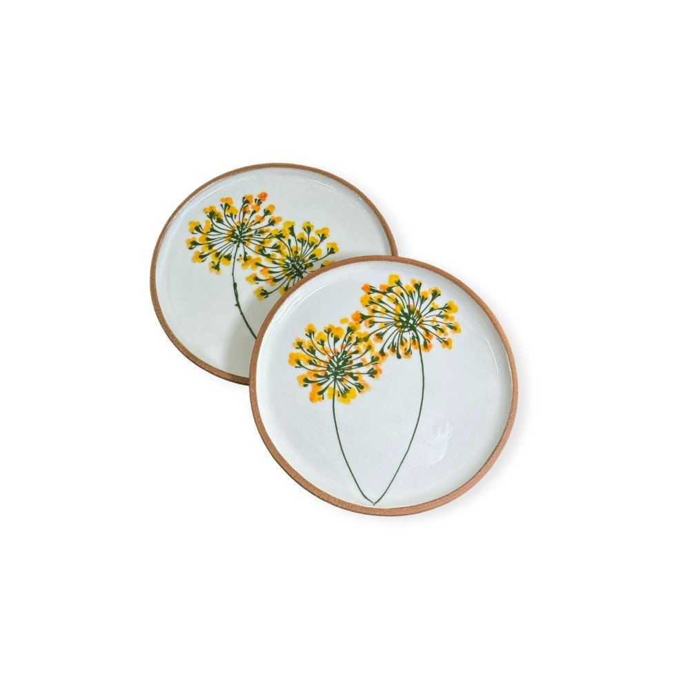 Blossom Protea 
Ceramic Flat Plate