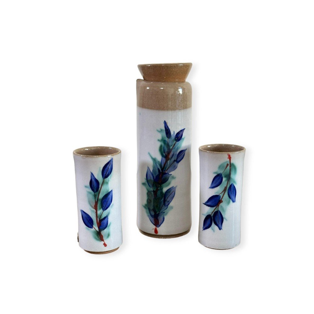 Blossom Blue 
Orchid Ceramic Pitcher