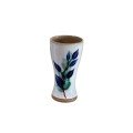 Blossom Blue Orchid Ceramic 
Long Round Base Cup