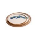 Blossom Blue Orchid 
Ceramic Flat Plate