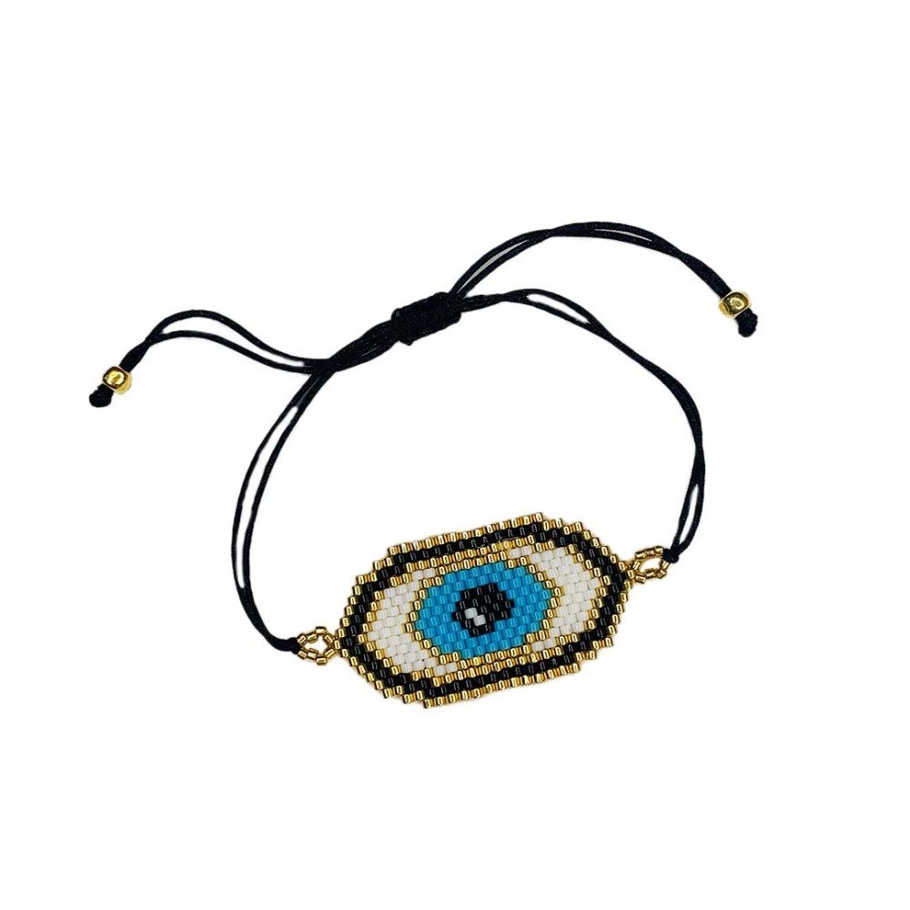 Simple Eye 
Beads Bracelet