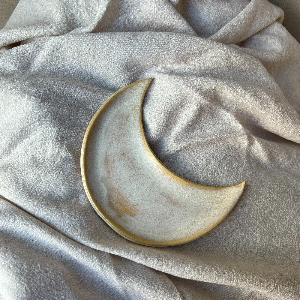 Ceramic Crescent 
Dish