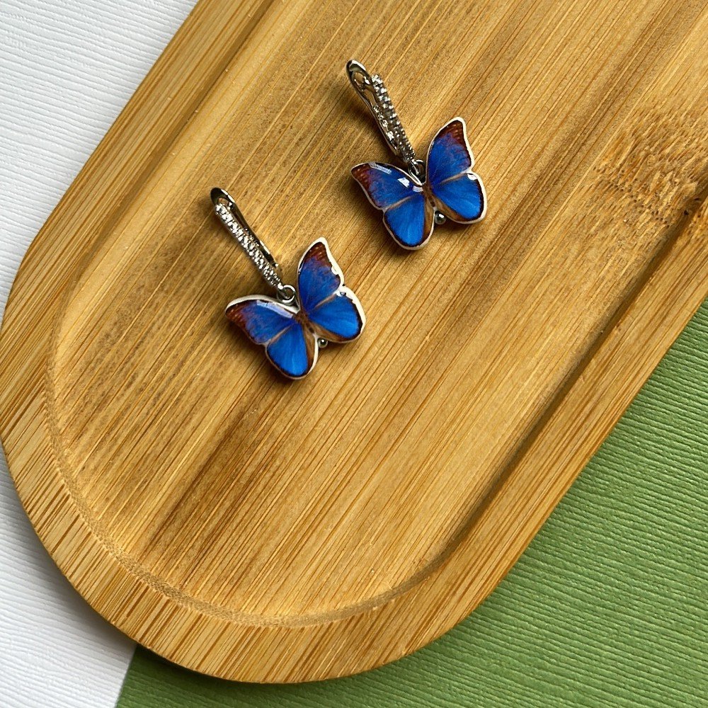 Butterfly 
Clay Earrings