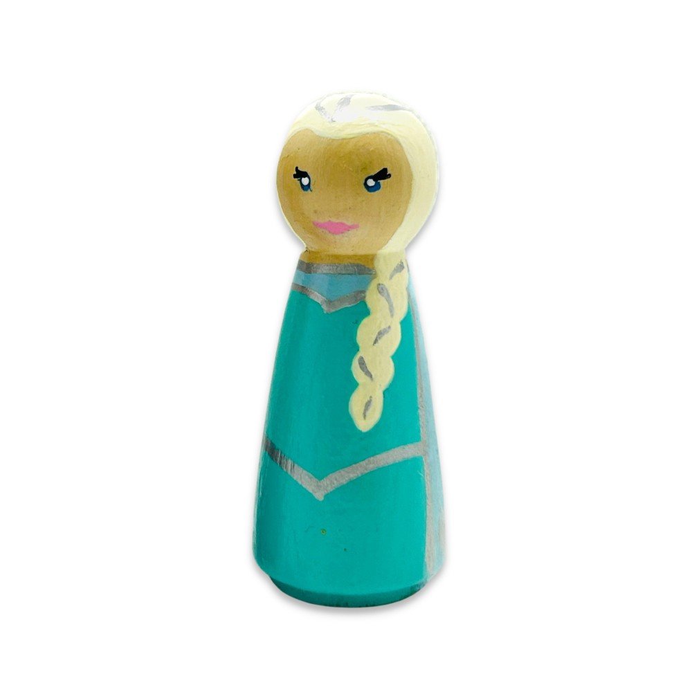 Princess Elsa 
Peg Doll