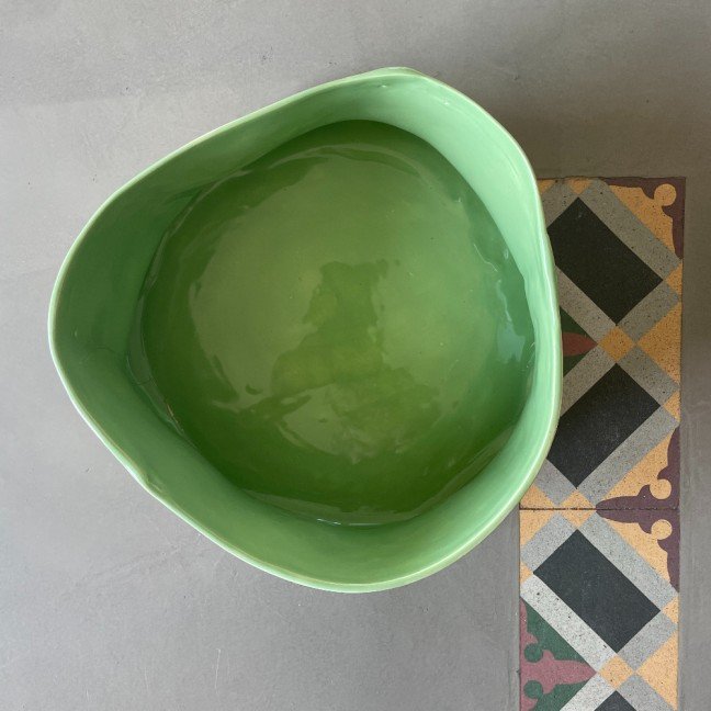 Round Ceramic 
Floral Bowl