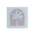 Textured Palm Wall 
Art in Powder Pink