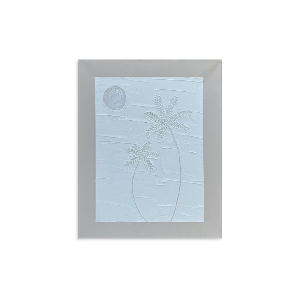 Etched Palms 
Textured Wall Art