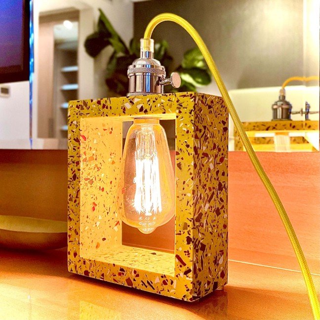 Yellow Terrazzo 
Table Lamp