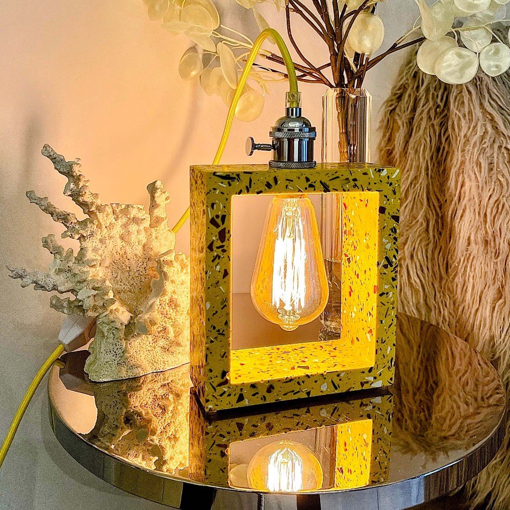 Yellow Terrazzo 
Table Lamp