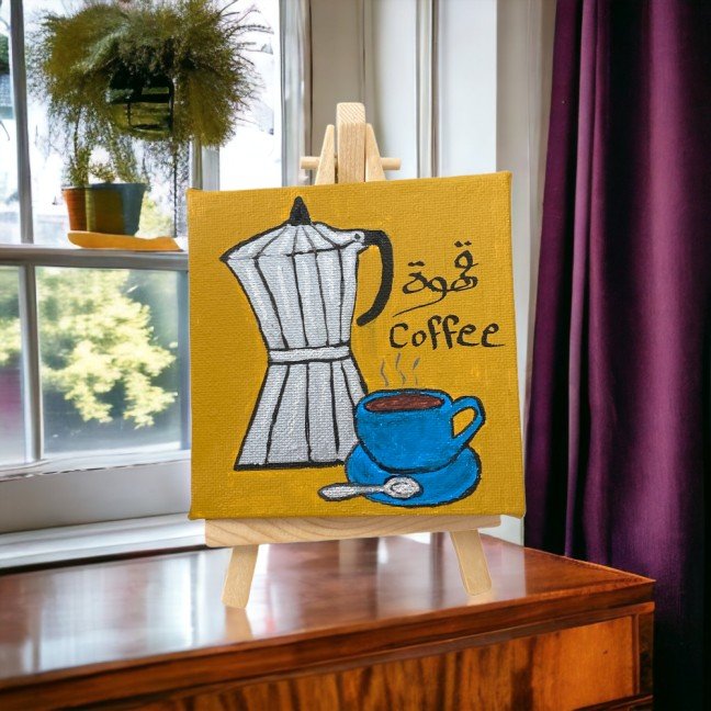 Coffee 
Mini Painting