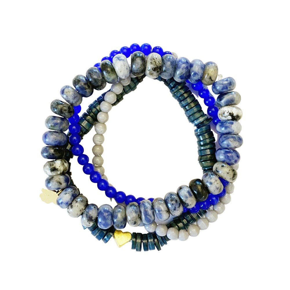 Azura set 
of 4 bracelets