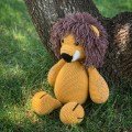 Mustard Yellow 
Lion Crochet Toy