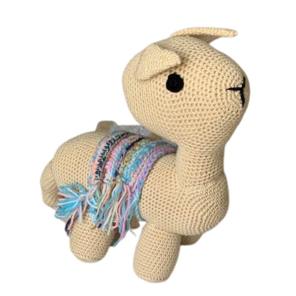 Beige Llama 
Crochet Toy