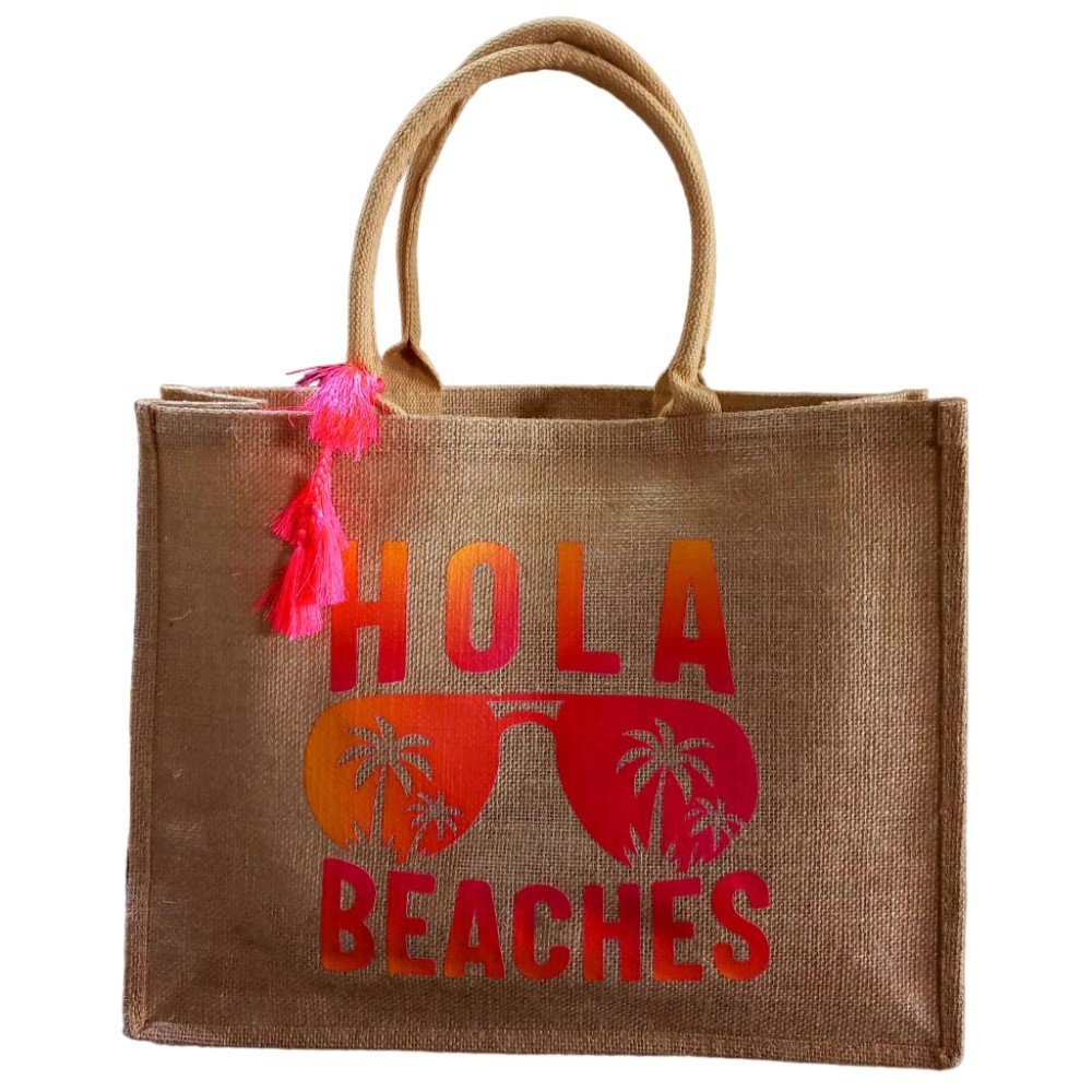 Hola Beaches 
Beach Bag
