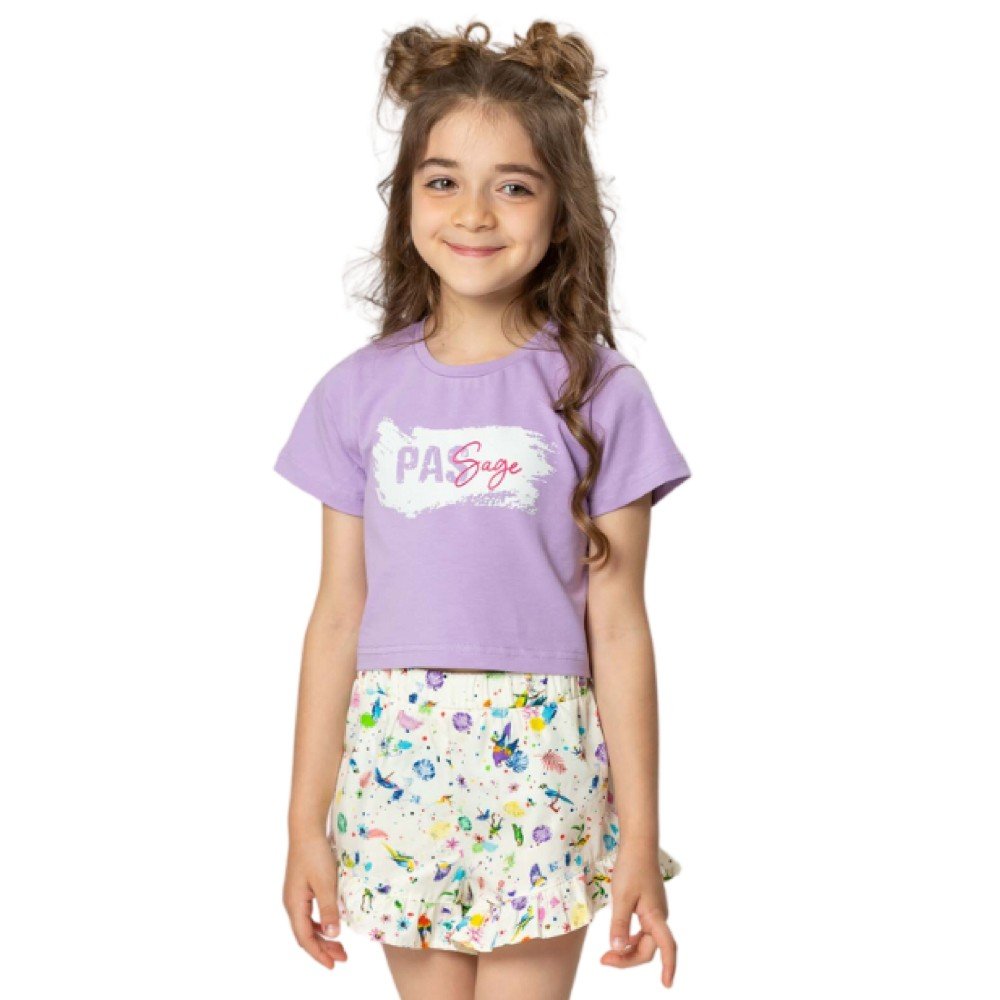 PasSage Kids Set: Mini 
Short & Cropped T-Shirt