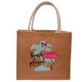 Flamingo Beach 
Please Beach Bag