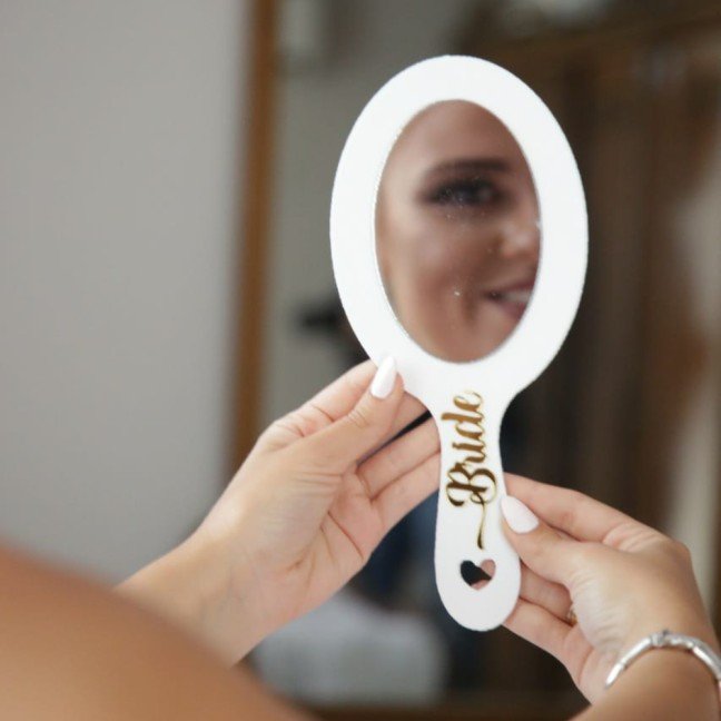 Customizable 
Bridal Mirror