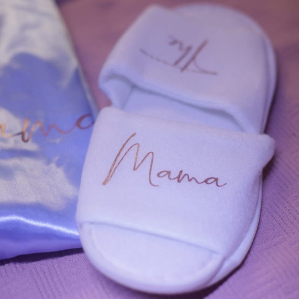 Customizable 
Bridal Slippers