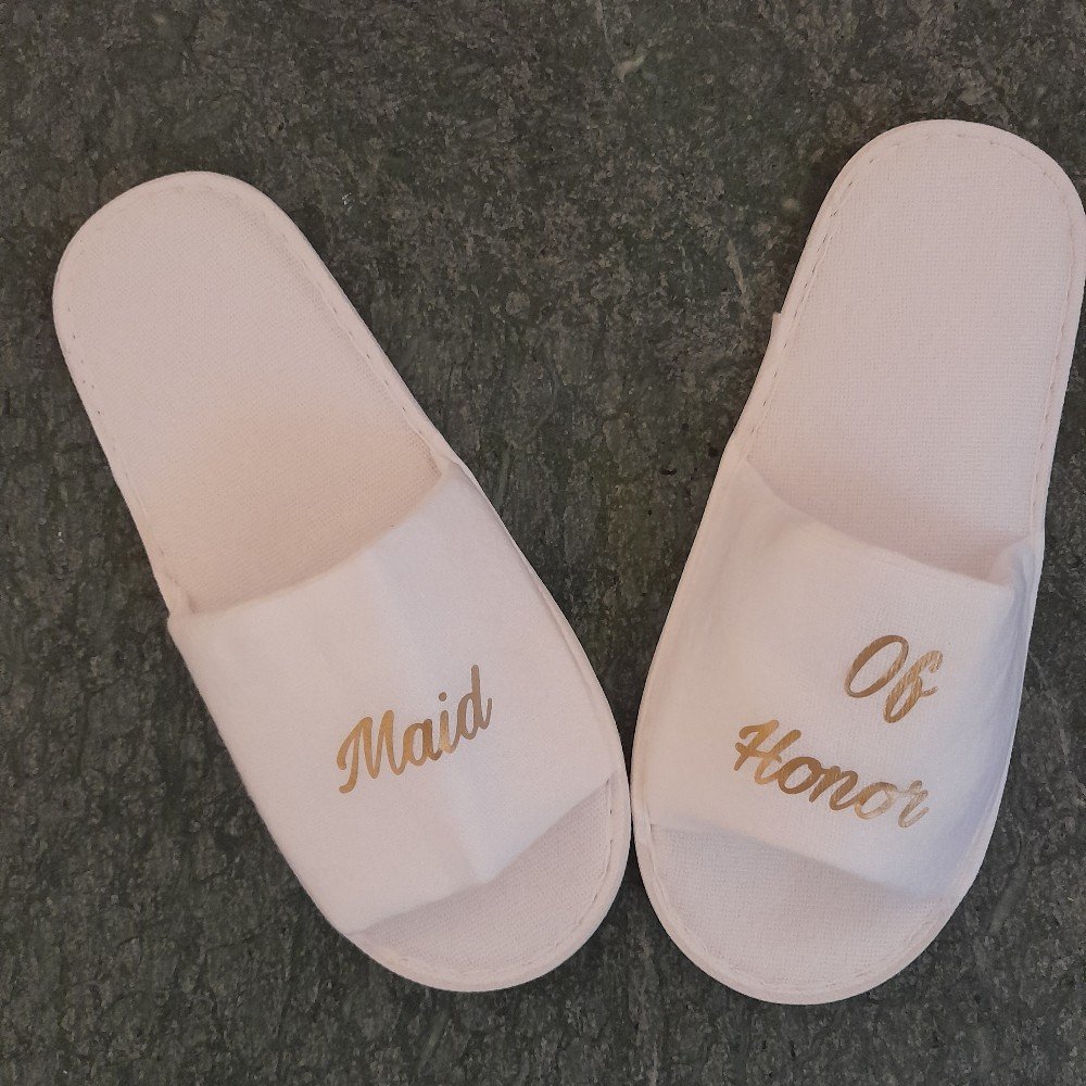 Customizable 
Bridal Slippers