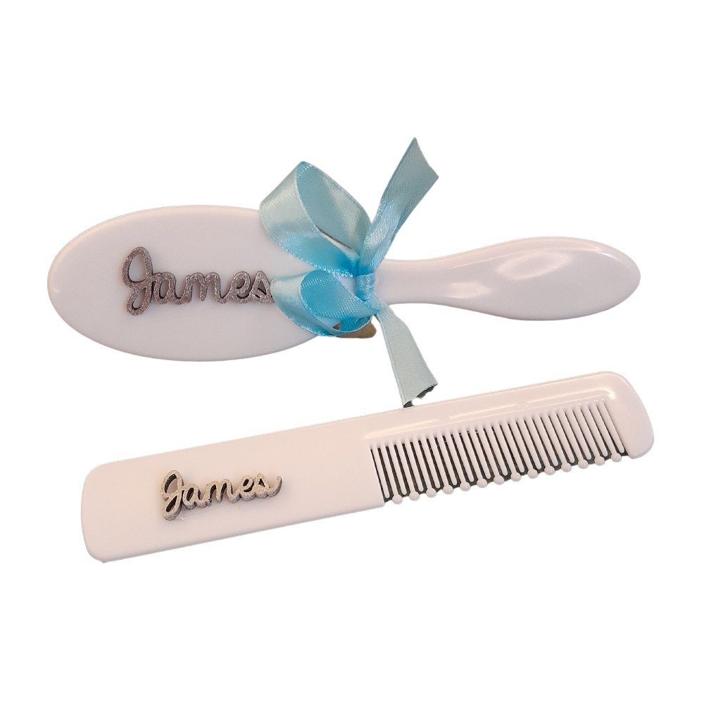 Customizable Baby 
Brush & Comb