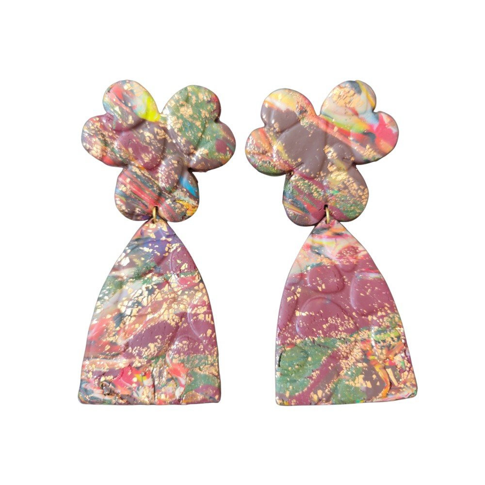 Gobustan 
Clay Earrings