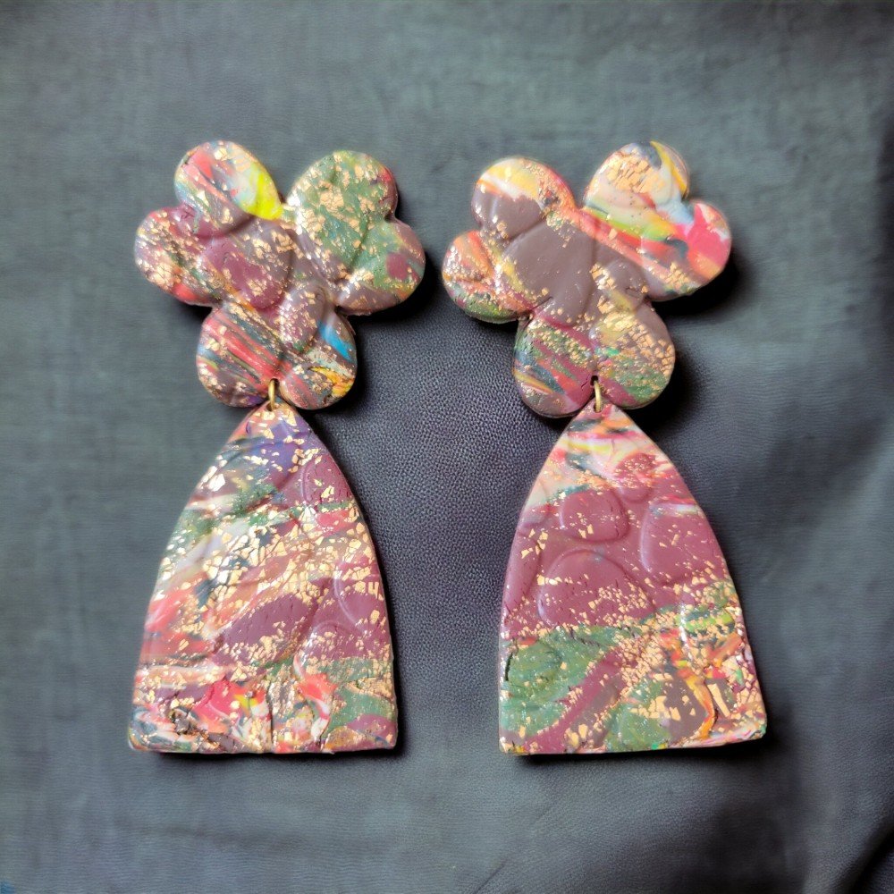 Gobustan 
Clay Earrings