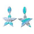 Starfish Big 
Clay Earrings