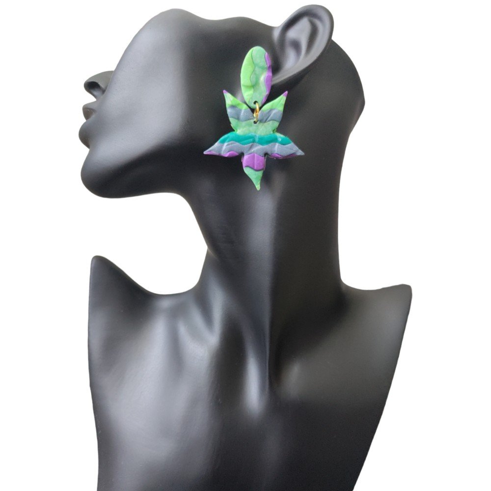 Starfish Small 
Clay Earrings