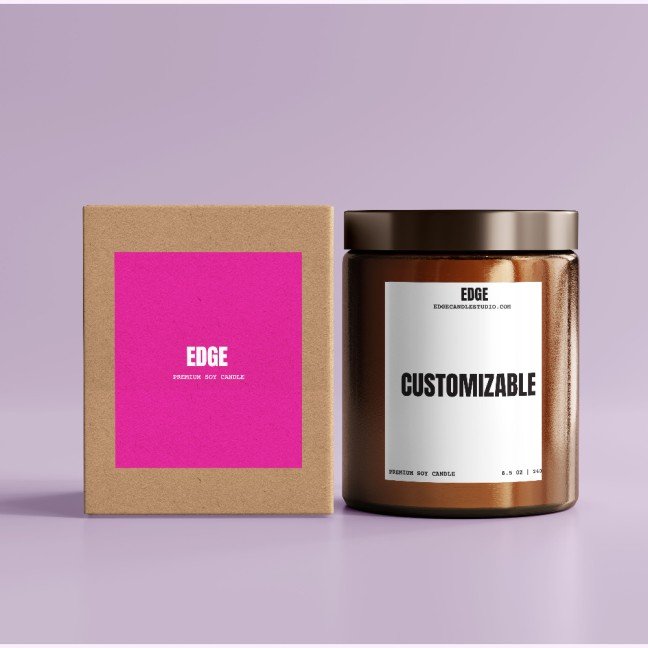 Customizable Candle 
by Edge Candle Studio