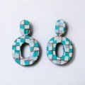 Mint Chocolate 
Clay Earrings