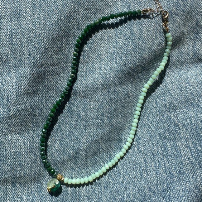 Dainty in 
Jade Necklace