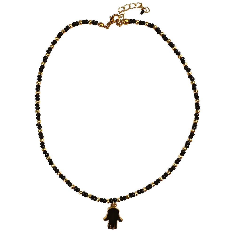 The Hamsa Chain of 
Protection Necklace