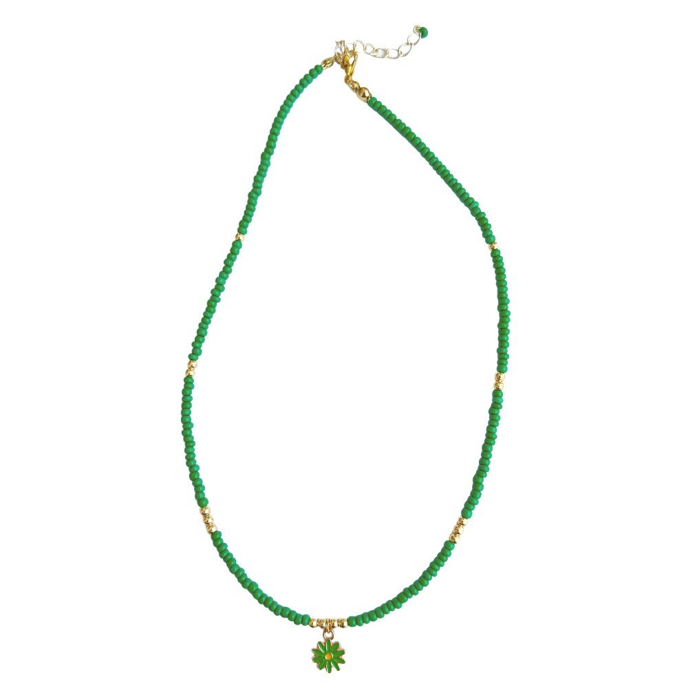 The Green 
Daisy Necklace