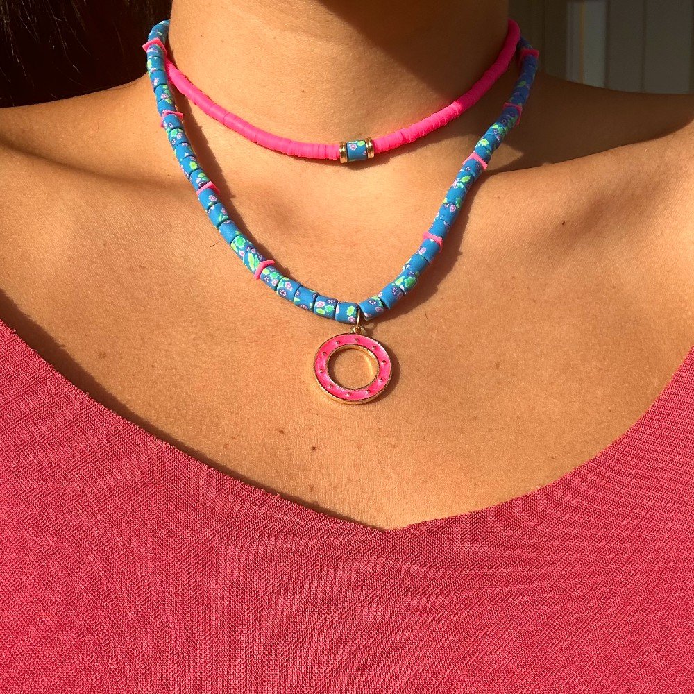 Cotton Candy 
Clouds Necklace