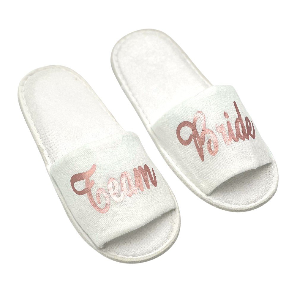 Customizable 
Bridal Slippers