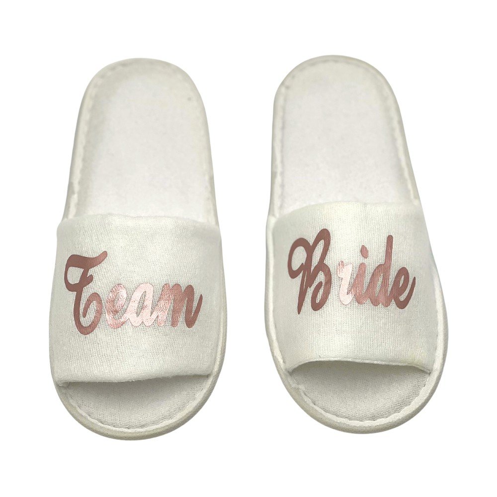 Customizable 
Bridal Slippers