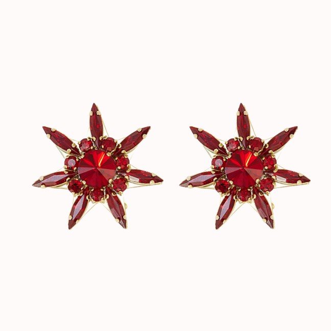 Red Star 
Earrings