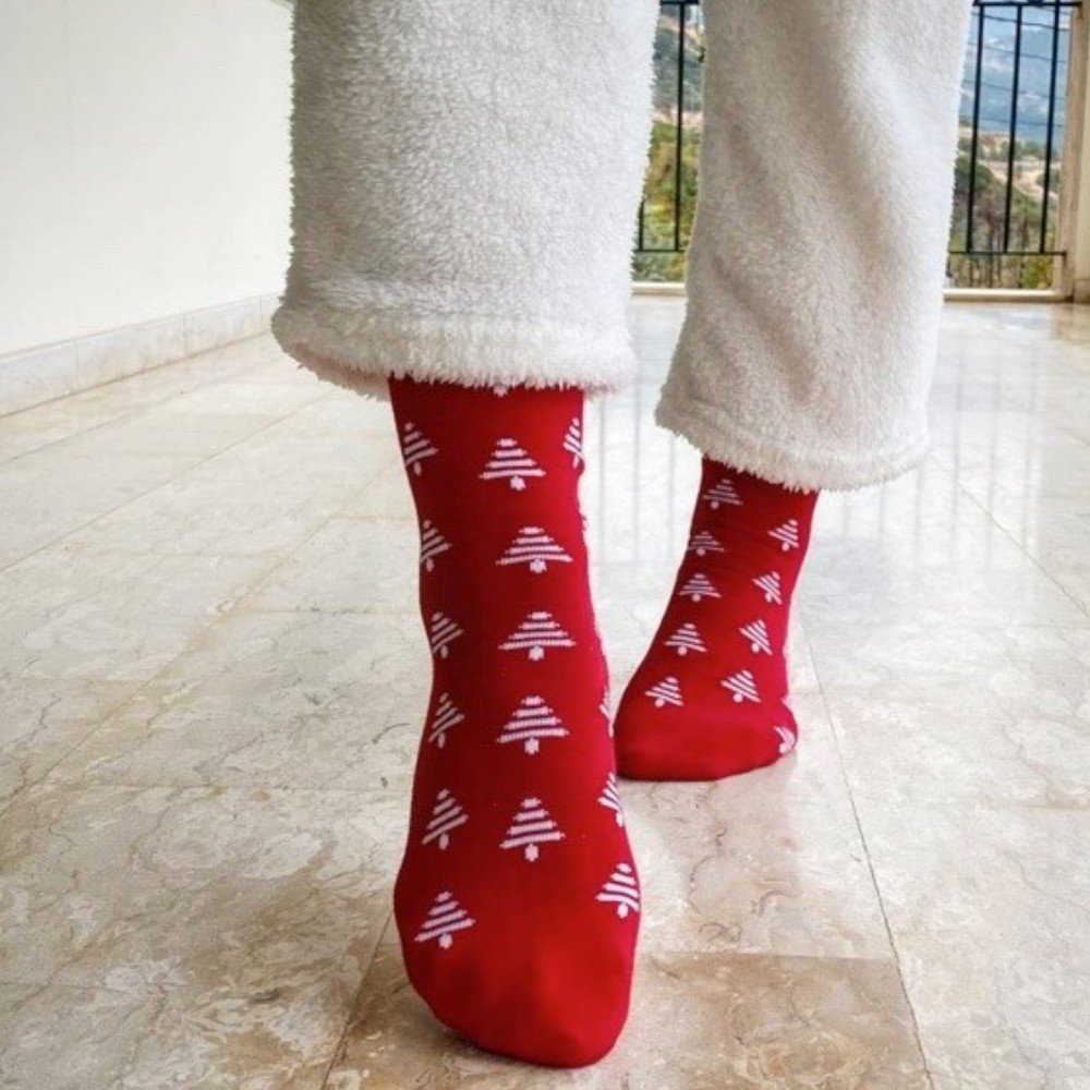Festive Cedar 
Socks