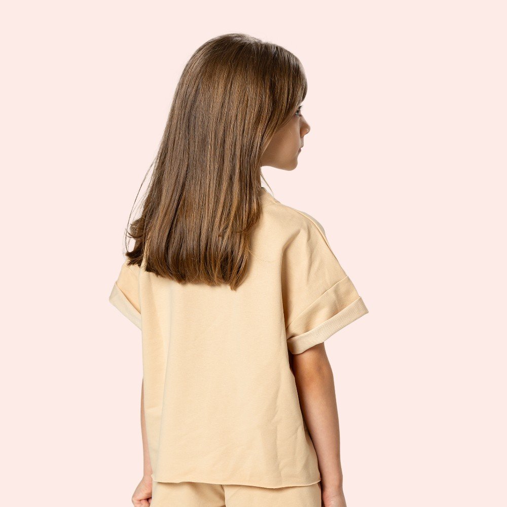 Elena Kids Set: 
Shorts & Oversized T-Shirt