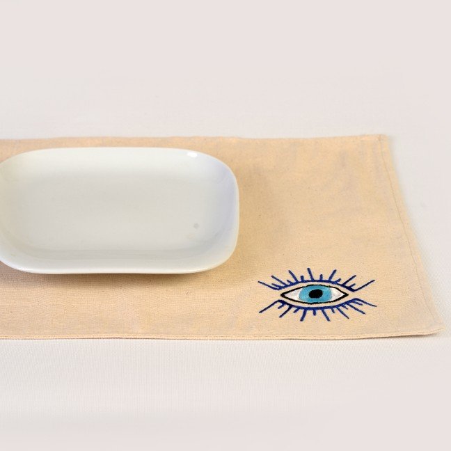 Set of 4 Evil 
Eye Placemats