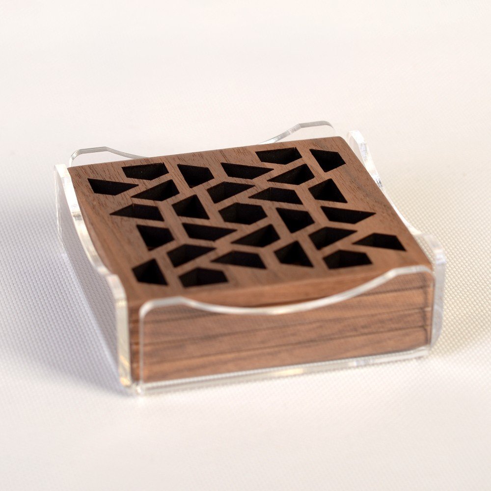 Set of 4 Wooden 
Coasters