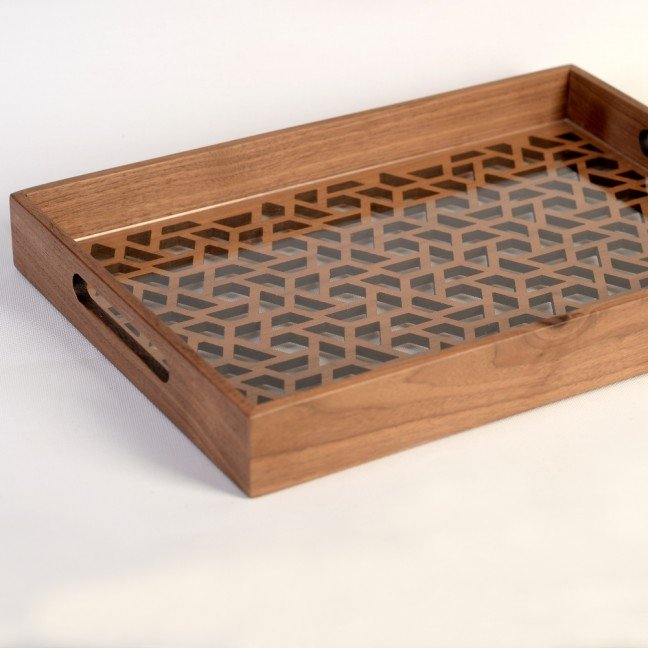 Carved 
Wooden Tray