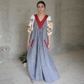 Aley: Embroidered 
Cotton Dress
