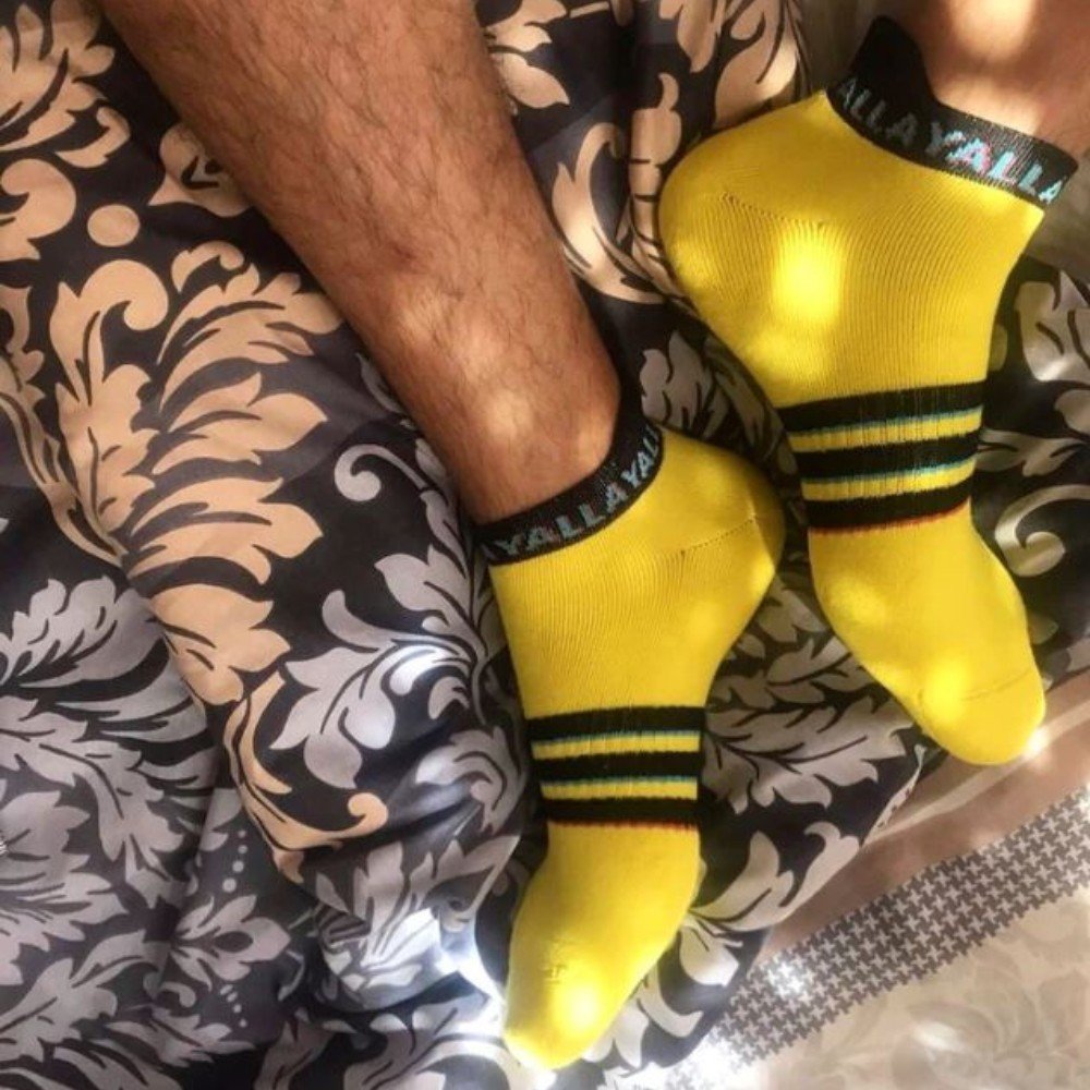 Yalla Yellow 
Short Socks