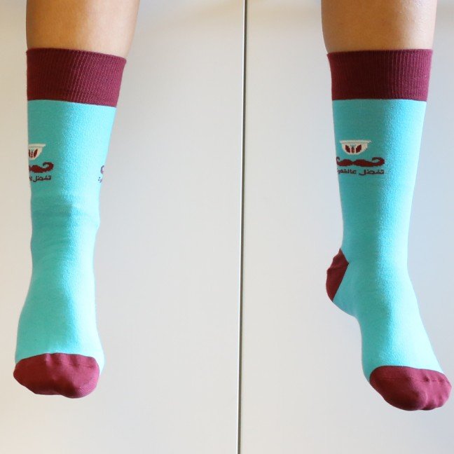Ahwi Blue 
Long Socks